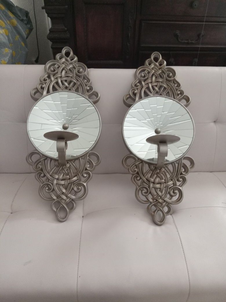 Vintage Bombay Furniture Company Wall Sconce Mirrored