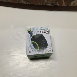 WorryFree Gadgets Black and Green Bluetooth Speaker