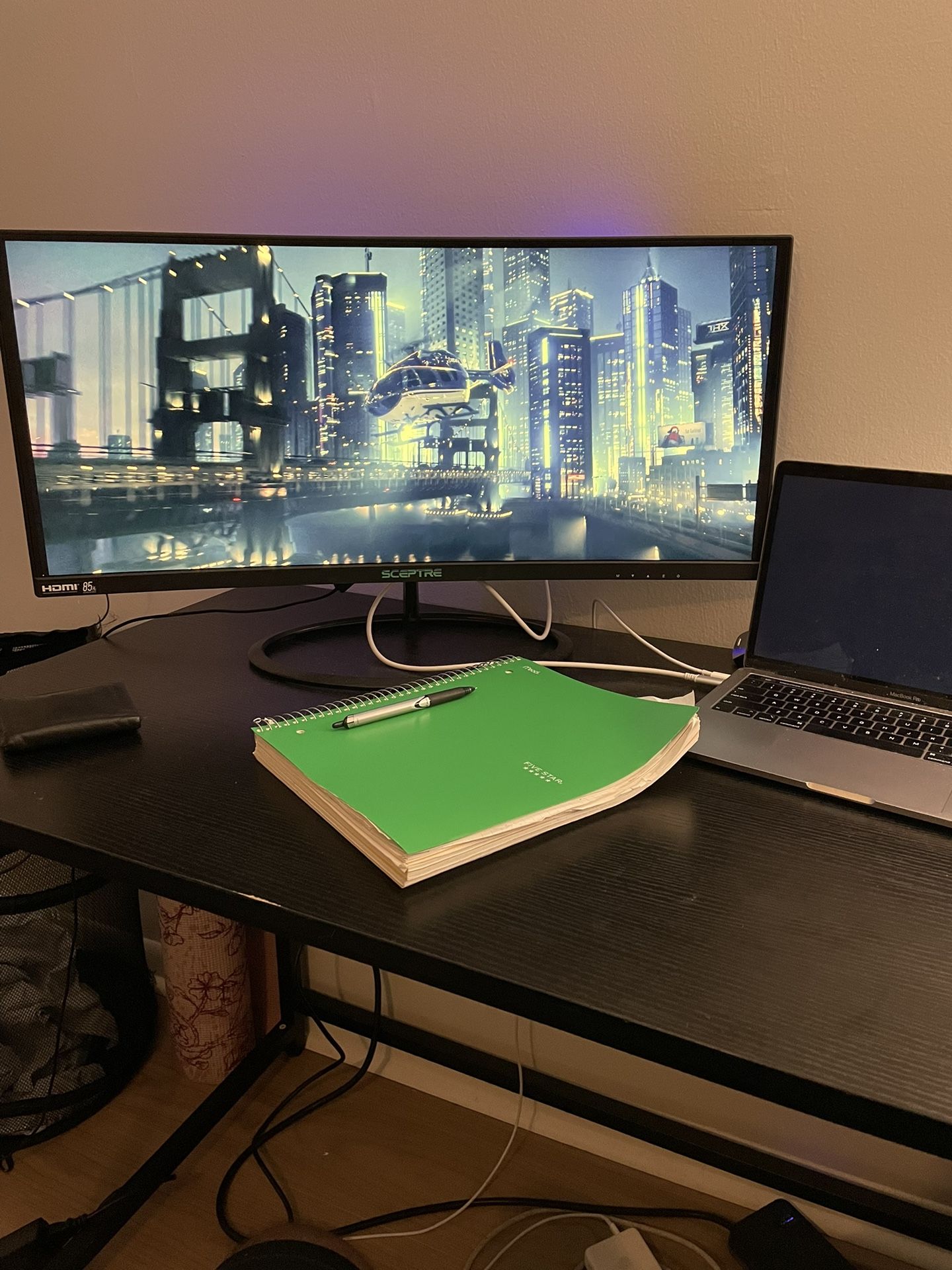 30 inch Ultrawide Curved Monitor - Sceptre 85hz