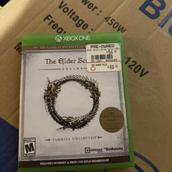 The Elder Scrolls Online Tamriel Unlimited Xbox One, 2015, XB1 Complete Video Game 