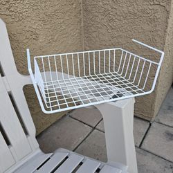 White Under Shelf Baskets