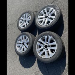 4 - 205/55r16 5x120 5x4.72 Stock Bmw 330 328 3 Series Wheels Rims Good 80% Treads Tires !!!!!!!