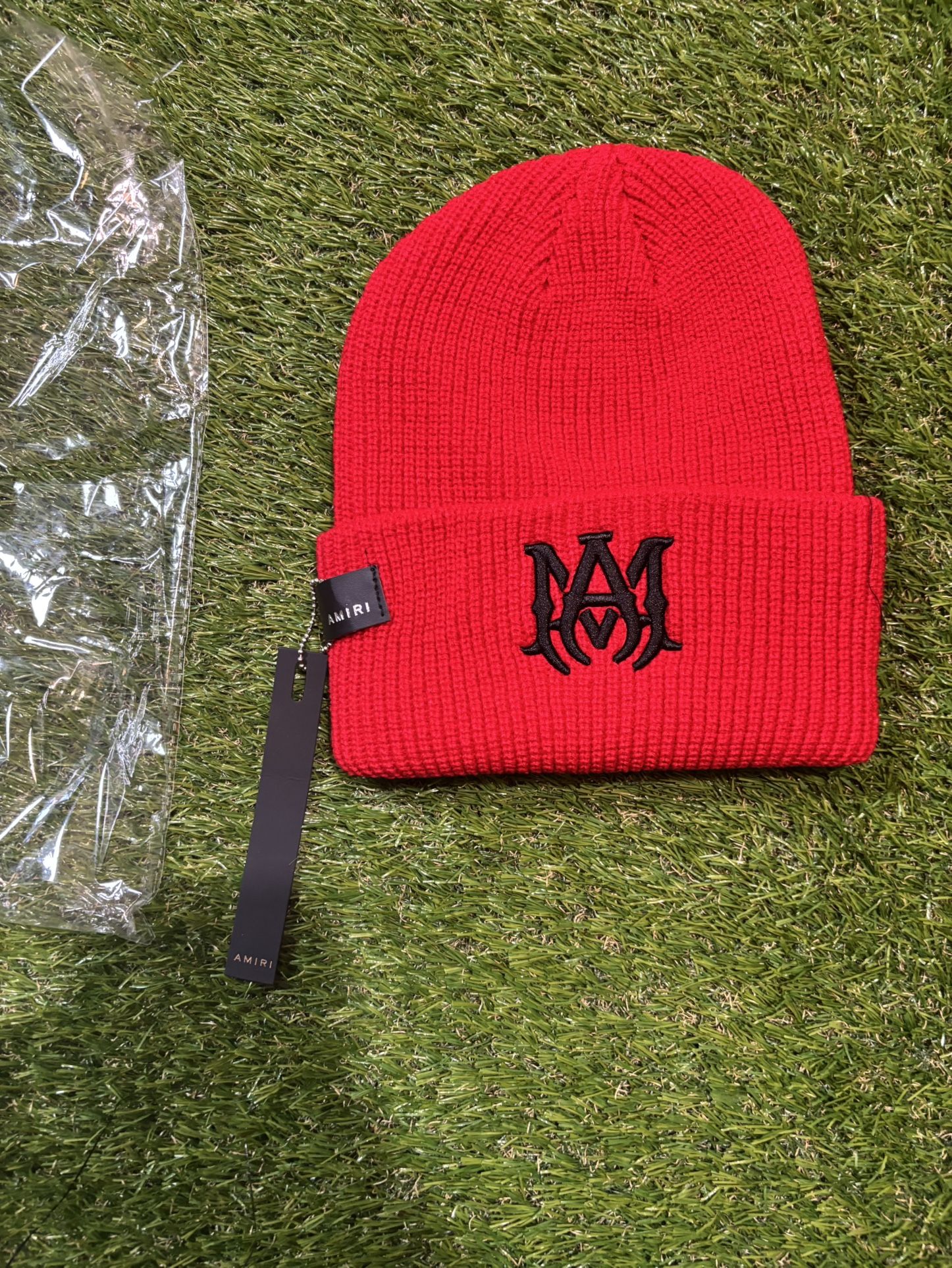 Amiri Red Beanie 