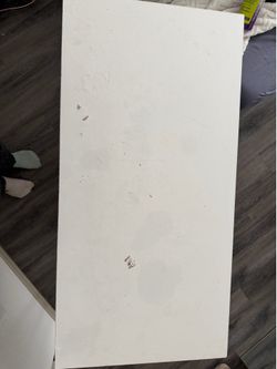 white desk