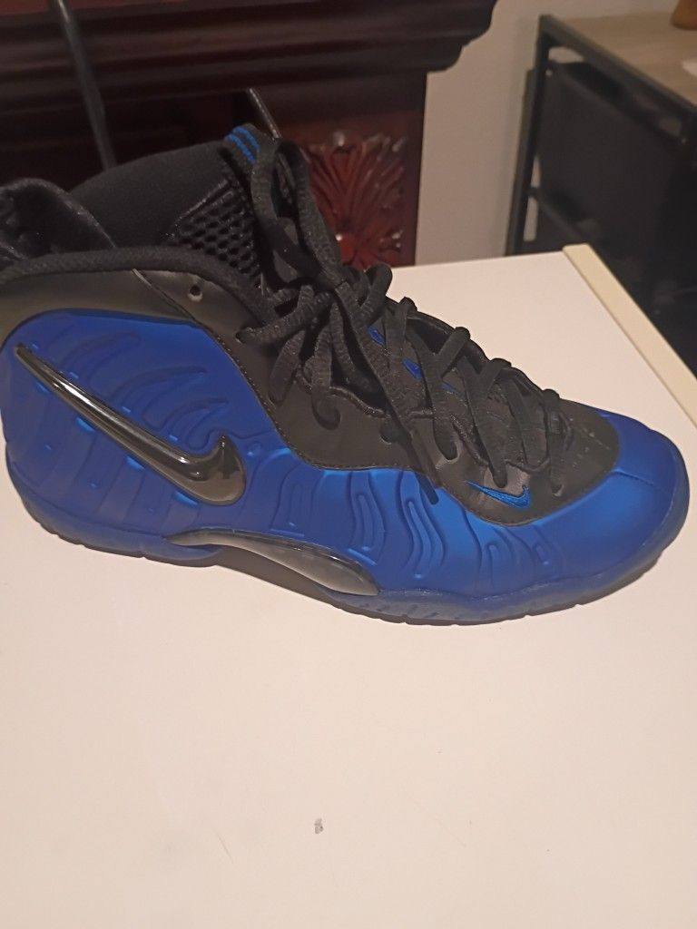 Nike Air Foamposite Shoes Cobalt Electric Blue