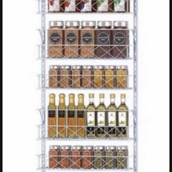 OVER DOOR METAL STORAGE RACK/SHELVES - NEW