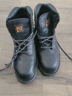 Timberland Pro 6" Steel Toe Work Boots "Worn once, like new."
