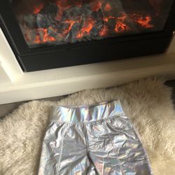 NWOT More Than Magic Holographic Shorta