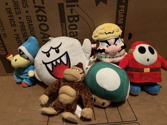 Mario plushes