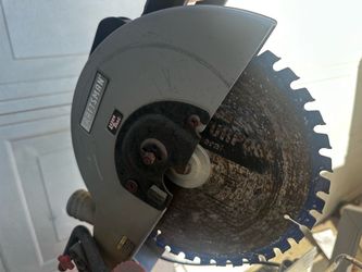 Craftsman Laser Trac Miter Saw with Stand