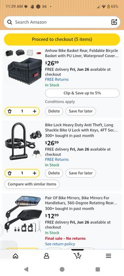 Lost u lock for bike