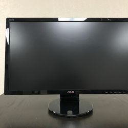 Two - ASUS VE248H 24" FHD Widescreen 1080P LED Monitor HDMI DVI 16:9