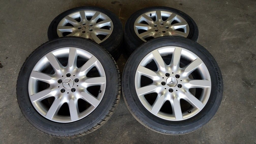 Mercedes Benz S-class W221 18 inch wheels rims tires. 255/45r18 5x112 W220 18x8.5 et43 AMG