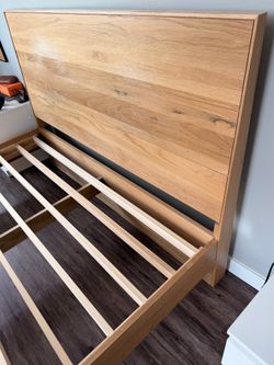 Solid Wood Queen Bed Frame