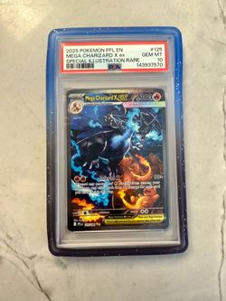 PSA 10 Mega Charizard X ex #125 Special Illustration Rare Pokémon Card