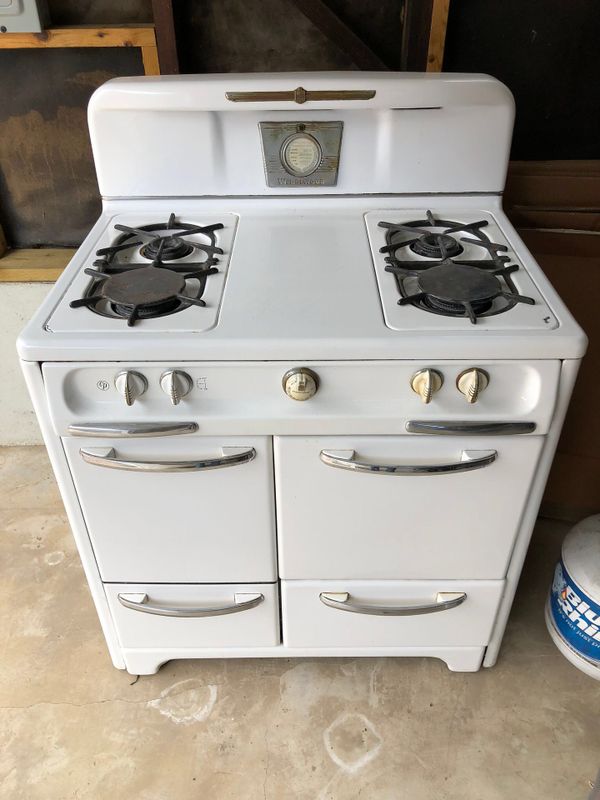 Beautiful Antique Vintage Wedgewood Range Gas Stove Working Condition