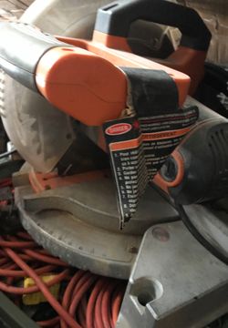 Ridgid saw