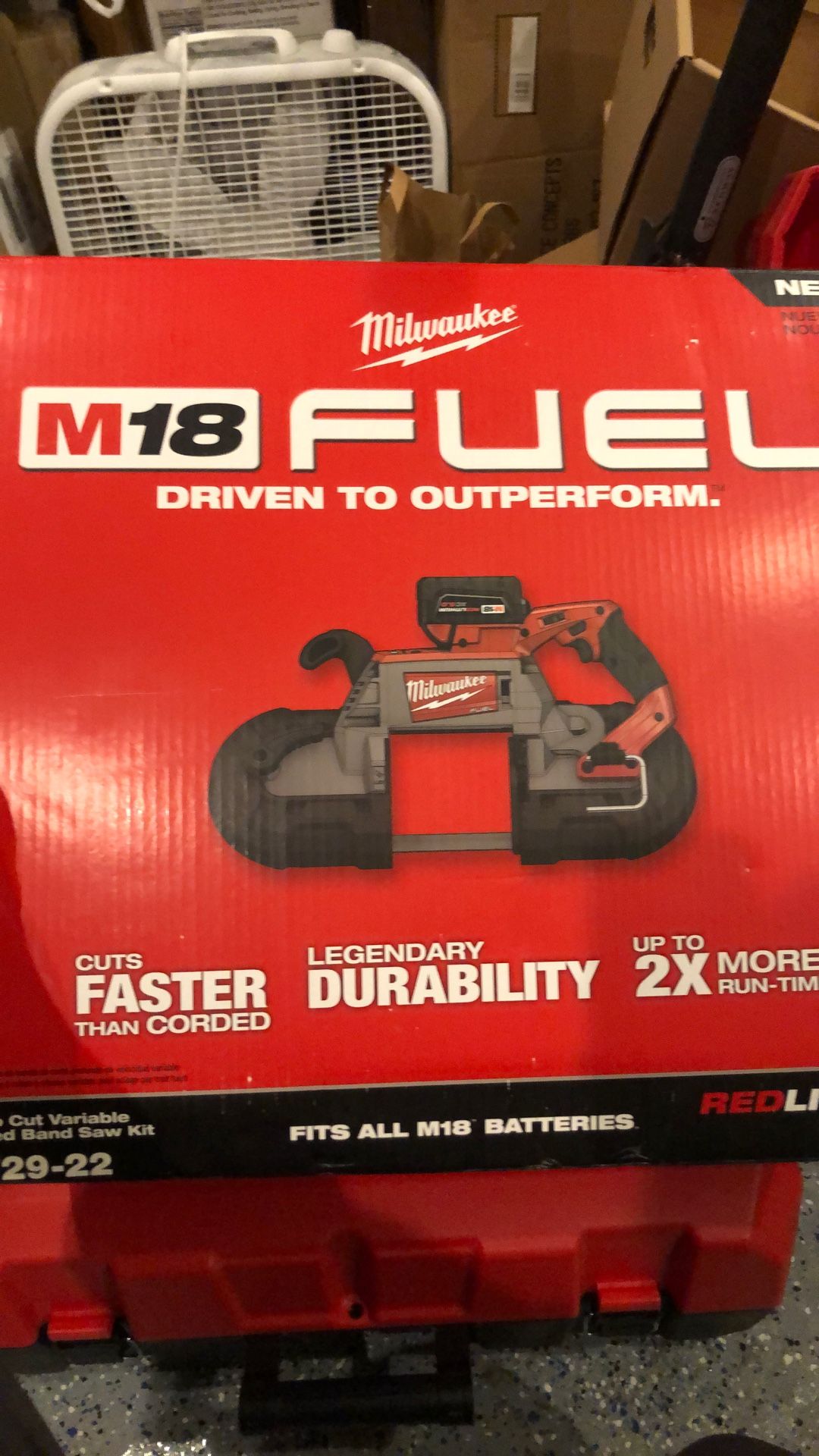 Milwaukee 2729-22 M18, Fuel Deep Cut Saw 2 Battery Capacity