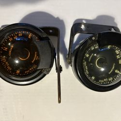 Vtg. Danforth Corsair Maritime Boat Compasses/Excellent Working Cond.
