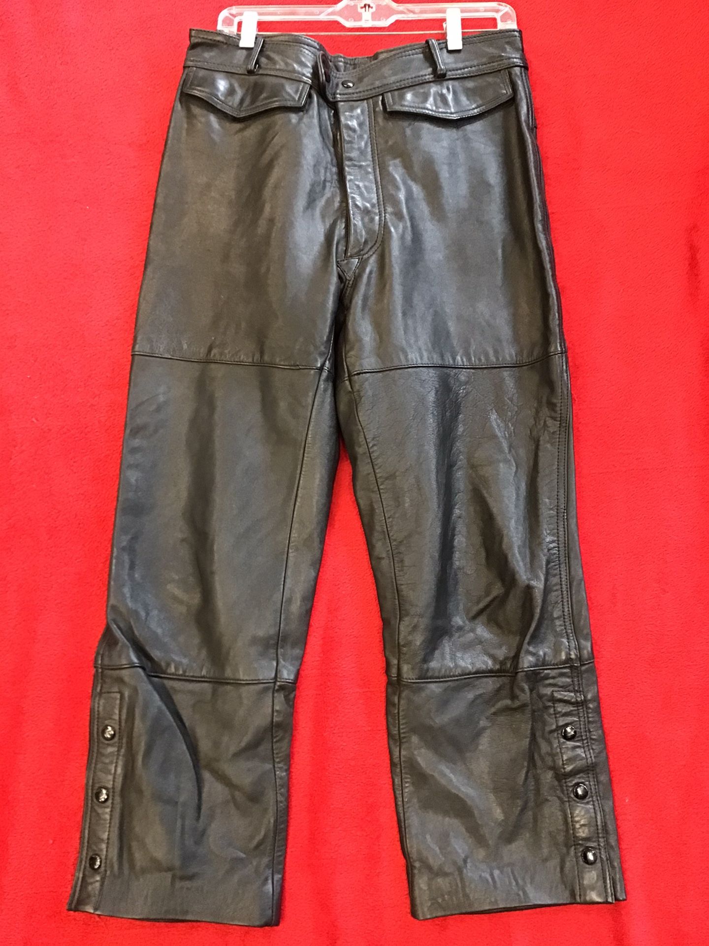 Harley Davidson biker leather pants