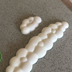 Memory Foam Wrist Rest Cloud Keyboard And Mouse