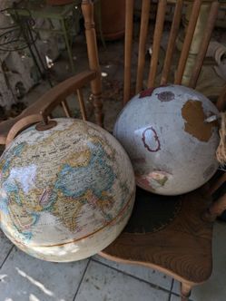 Lots of Vintage World Globes