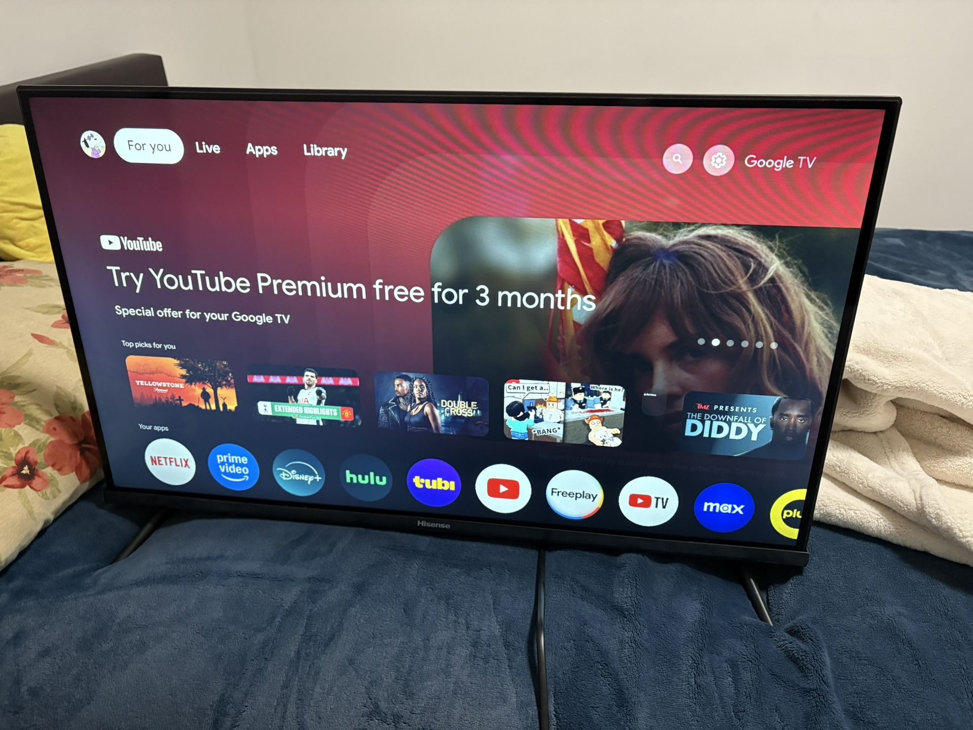 43” Full HD Smart Tv