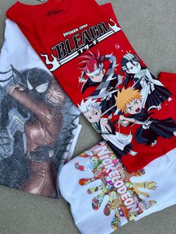 Men's T-Shirts Size Medium Marvel Nickelodeon Bleach New