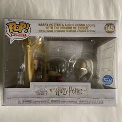 Harry Potter & Albus Dumbledore With The Mirror Of Erised Funko Pop! #145 w/ Protector 