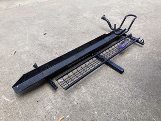 Motorcycle carrier transport trailer rack