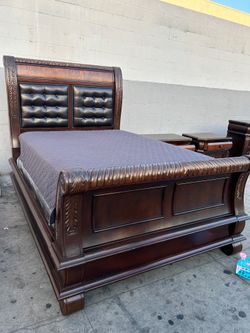 Beautiful queen size bed frame