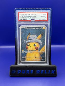 Pokemon Pikachu with Grey Felt Hat (Van Gogh) #085 - PSA 10