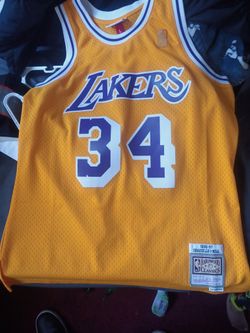 Mitchell And Ness Lakers jersey