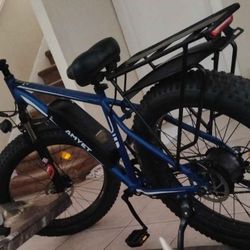 AMYET EB-26 HIGH PERFORMANCE ELECTRIC BIKEElectric Fat Tire Bike | E-Bike | Blue | Off Road | Battery Powered