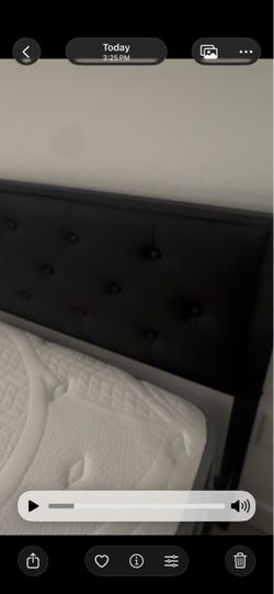 Twin bed and mattress $100