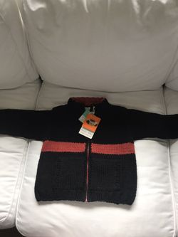 Hand knits kids sweatshirt(2/3 toddler)