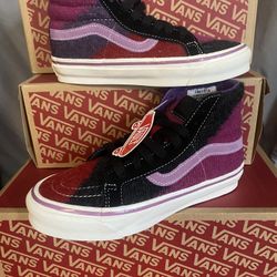 [RARE] Vans Og Sk8-Hi LX Vault Multicolored Woman Sz 6 Men Sz 4.5