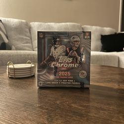 2025 Topps Chrome Football Mega Box