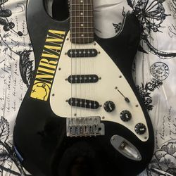 Used First Act ME301 Black Solid Body Electric Guitar
