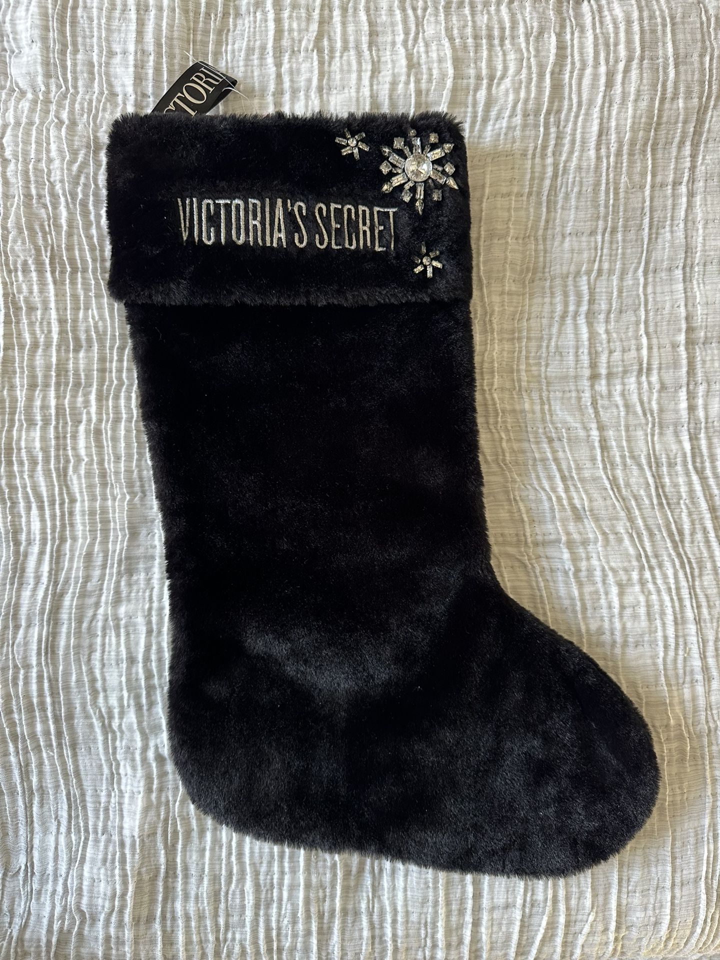 Victoria Secret Faux Fur Stocking
