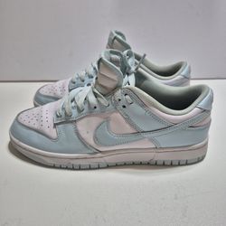 Nike Dunk Low DV0833-104 Mens US 8 Running Shoes Glacier Blue Leather Sneakers