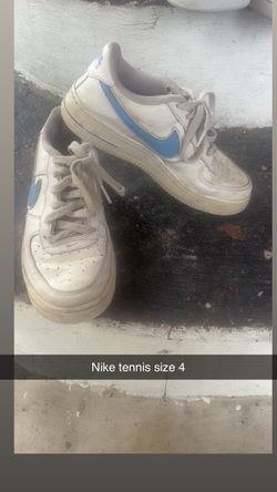 Nike Air Force 1 Low White Blue Size 4