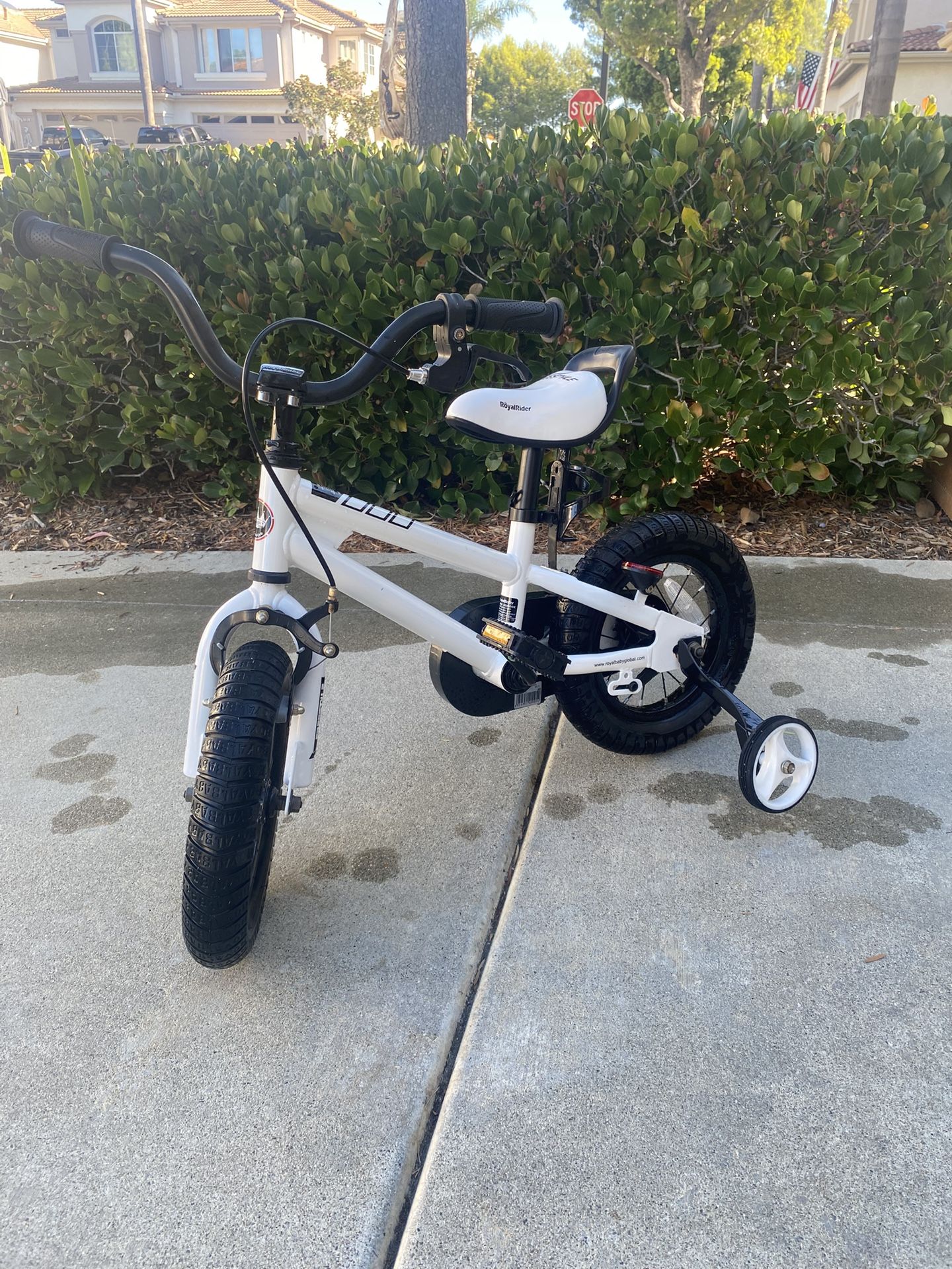 Kids Bike Royalbaby Freestyle 12" Bicycle for Boys Girls, Ages 3-4 Years, White