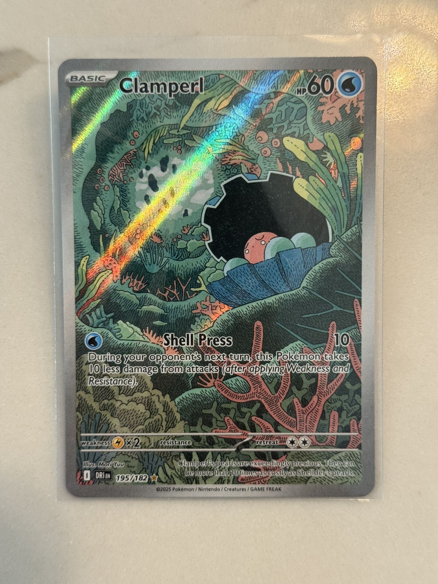 Pokemon Clamperl #195 Destined Rivals 