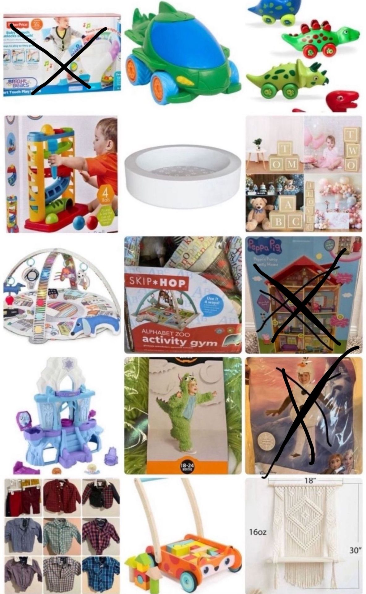 Kids Toys Clothes Shoes Books