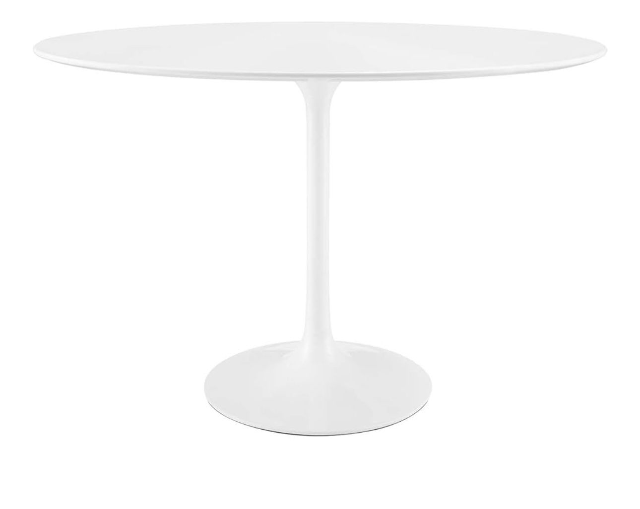 NEW IN BOX 48" Oval Top White Dining Table