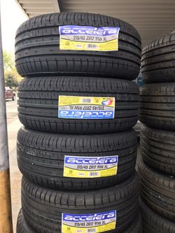 205/45R17 $279 all 4 installed balanced