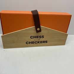 Chess set solid wood pieces high-quality game board new in box can’t deliver #a