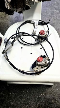 Mountain bike disc brake set