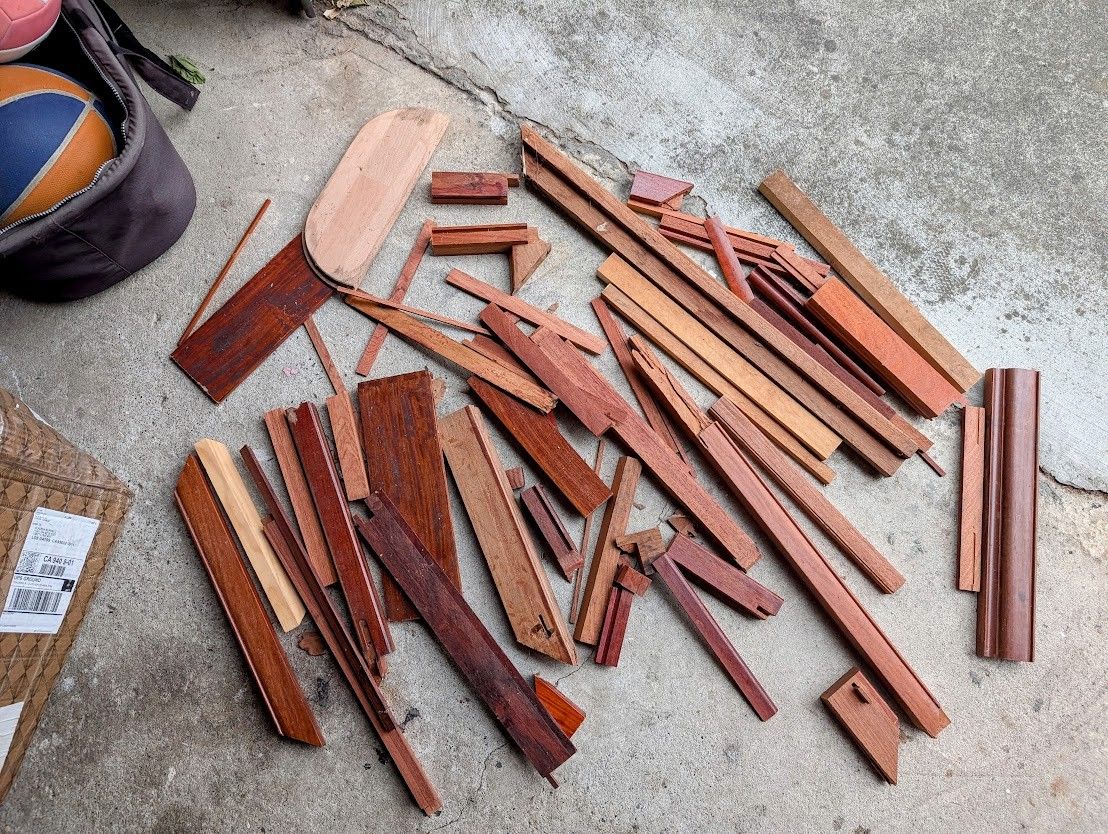 solid wood rosewood pieces bars scraps for crafts carving